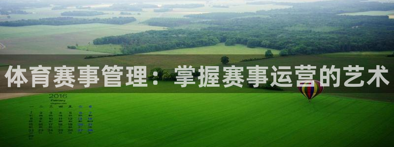体育赛事管理：掌握赛