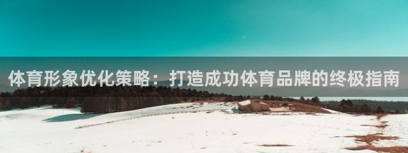 必一体育登录入口APP：体育形象优化策略：打造成功体育品牌的