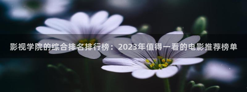 迅播影院下载：影视学院的综合排名排行榜：2023年值得一看的电影推荐榜单